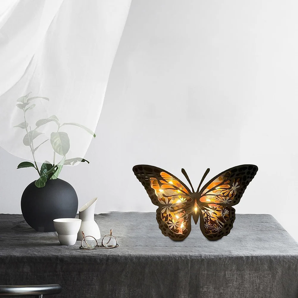 Lightweight Animal Figurine Light Sculpture Butterfly Hollow Out For Home/office/living Room/bedroom/table/parties
Lightweight Animal Figurine Light Sculpture Butterfly Hollow Out For Home/office/living Room/bedroom/table/parties