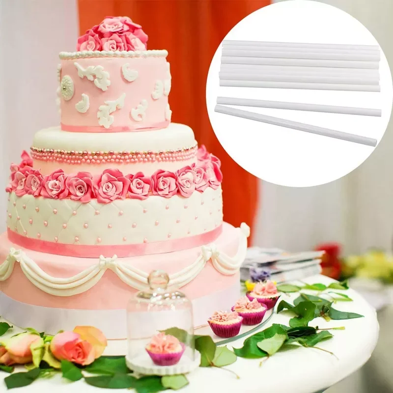 50 Pcs Stacking Cake Straws Cake Support Rods Plastic Dowel Rods Tiered Cake Construction and Stacking White Plastic Sticks
50 Pcs Stacking Cake Straws Cake Support Rods Plastic Dowel Rods Tiered Cake Construction and Stacking White Plastic Sticks