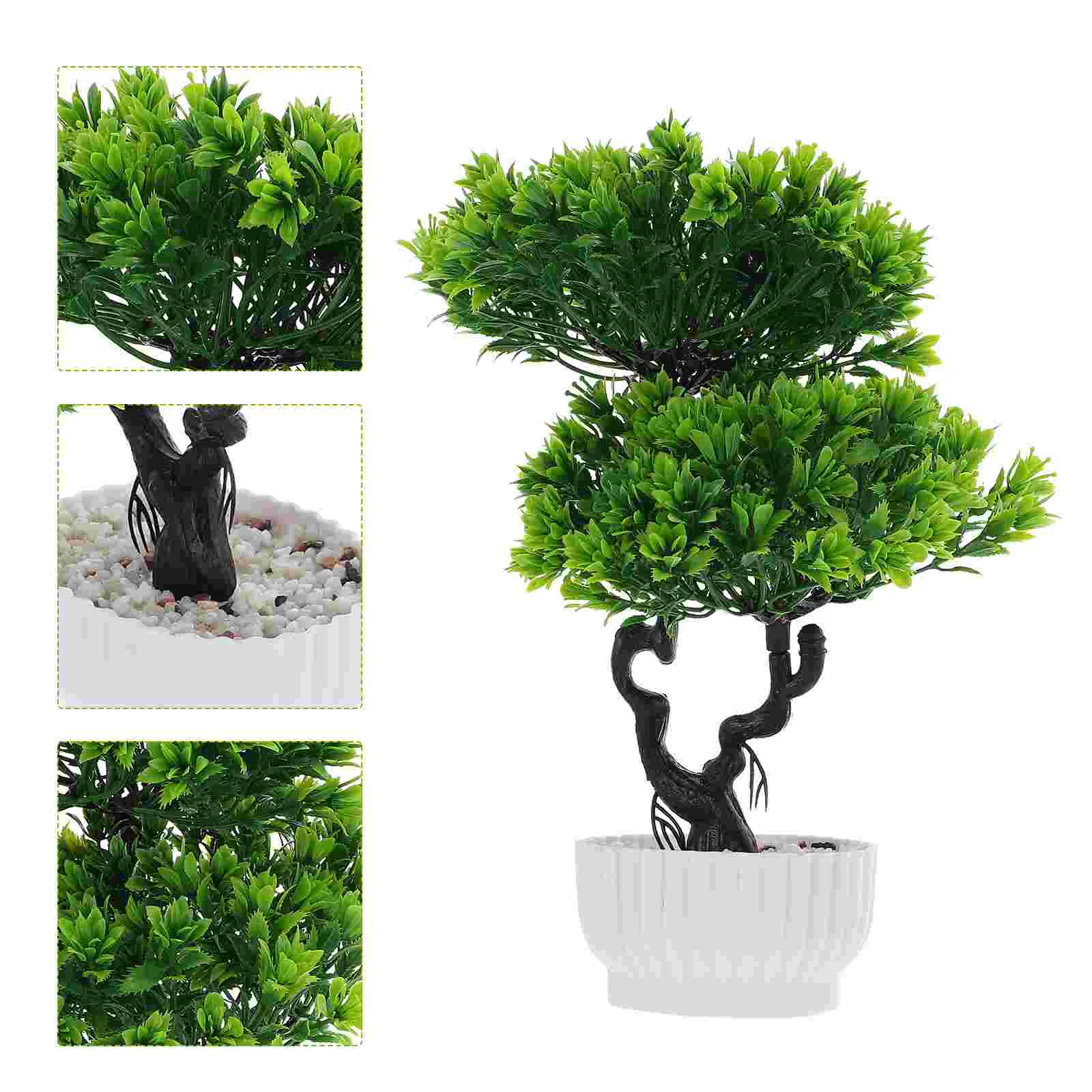 Tree Bonsai Artificial Fake Pine Plantpotted Faux Pot Decor Japanese Greenery Decoration Zen Trees Flower Office Mini Indoor
Tree Bonsai Artificial Fake Pine Plantpotted Faux Pot Decor Japanese Greenery Decoration Zen Trees Flower Office Mini Indoor