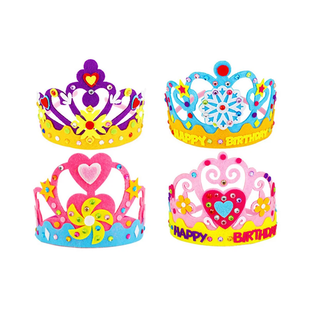 6 PCS Craft Crown Hat Princess Party Favor Kids Crowns Girl Gifts Happy Birthday Foam Tiaras DIY King Queen 
6 PCS Craft Crown Hat Princess Party Favor Kids Crowns Girl Gifts Happy Birthday Foam Tiaras DIY King Queen