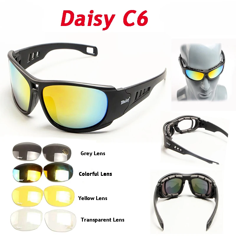 Daisy C6 Tactical Glasses Military Air Gun Shooting Goggles Outdoor Riding Windproof Dustproof Anti-Mosquito Polarized Glasses
Daisy C6 Tactical Glasses Military Air Gun Shooting Goggles Outdoor Riding Windproof Dustproof Anti-Mosquito Polarized Glasses