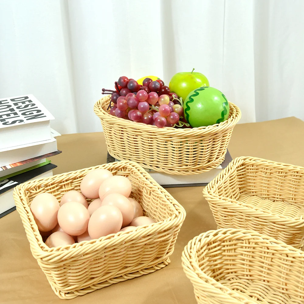 Тканая корзина CAMIGEL для хранения, Настольная корзина для хранения, корзина для фруктов, корзина для закусок
Тканая корзина CAMIGEL для хранения, Настольная корзина для хранения, корзина для фруктов, корзина для закусок