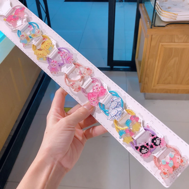 Kawaii Hello Kittys Kuromi My Melody Cinnamoroll Sanrioed Милая петля для волос с карточкой головные уборы Мультяшные аксессуары для волос резинка для девочек
Kawaii Hello Kittys Kuromi My Melody Cinnamoroll Sanrioed Милая петля для волос с карточкой головные уборы Мультяшные аксессуары для волос резинка для девочек