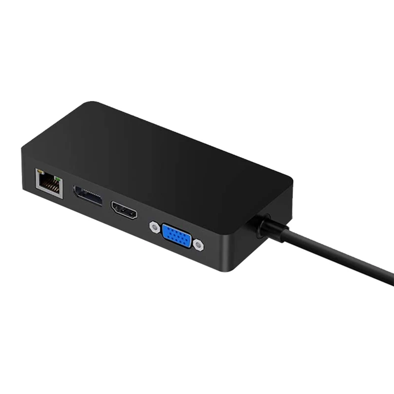 For Surface Pro 4/5/6 USB Hub Docking Station With Gigabit Ethernet Port, 4K HDMI DP Display VGA Port, 3XUSB 3.0 Ports
For Surface Pro 4/5/6 USB Hub Docking Station With Gigabit Ethernet Port, 4K HDMI DP Display VGA Port, 3XUSB 3.0 Ports