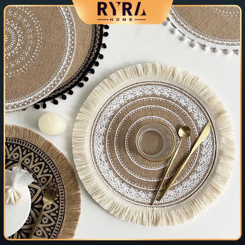 Desk Pad Coaster Retro Decor Cotton Placemat Table Mat Boho Home Decor Utensils For Kitchen Kitchen Decora Dropshipping Placemat
Desk Pad Coaster Retro Decor Cotton Placemat Table Mat Boho Home Decor Utensils For Kitchen Kitchen Decora Dropshipping Placemat