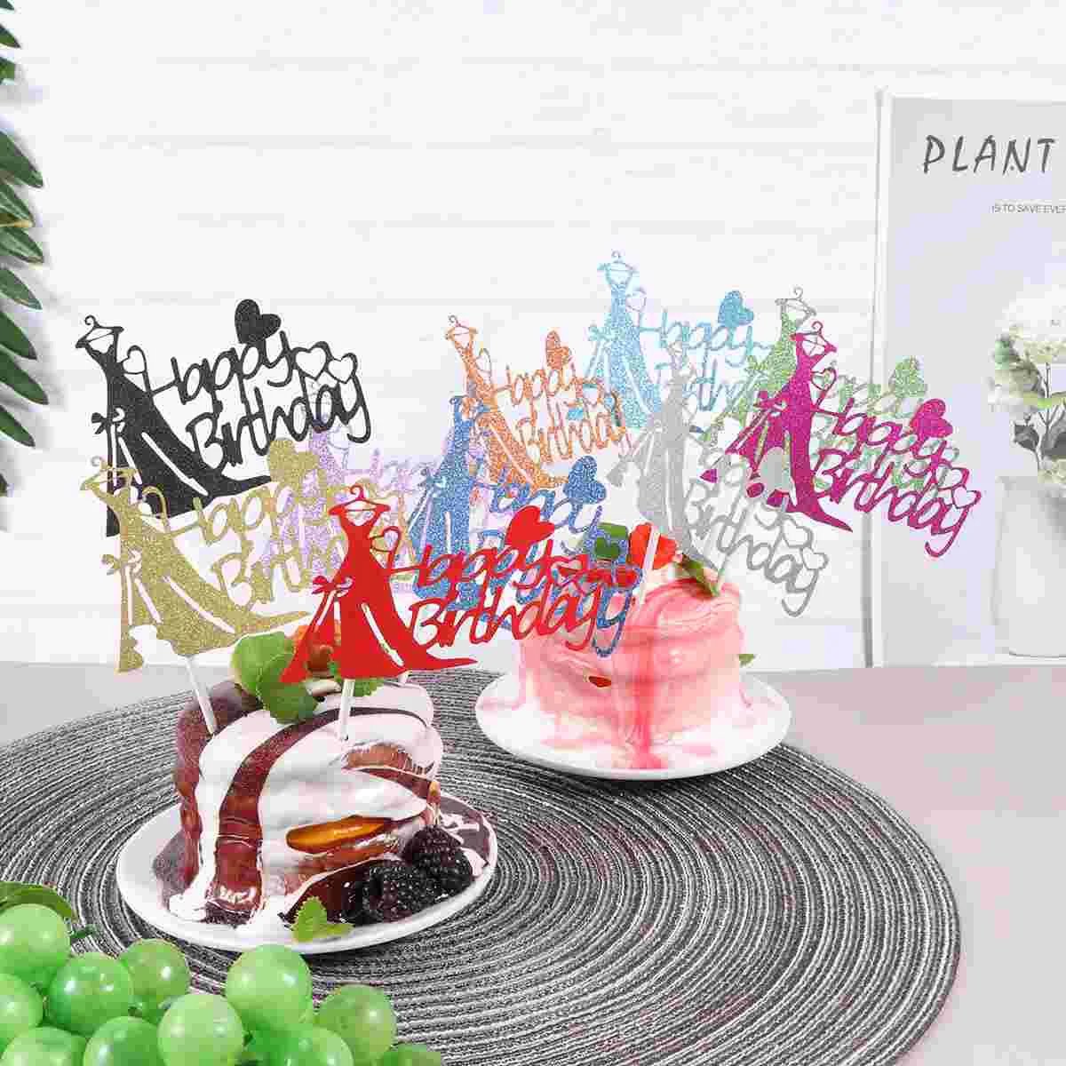 20pcs Beautiful Dress Shape Cake Topper Cake Inserts Cupcake Decor Party Supplies Fruit Picks Party Supplies (Mixed Color)
20pcs Beautiful Dress Shape Cake Topper Cake Inserts Cupcake Decor Party Supplies Fruit Picks Party Supplies (Mixed Color)