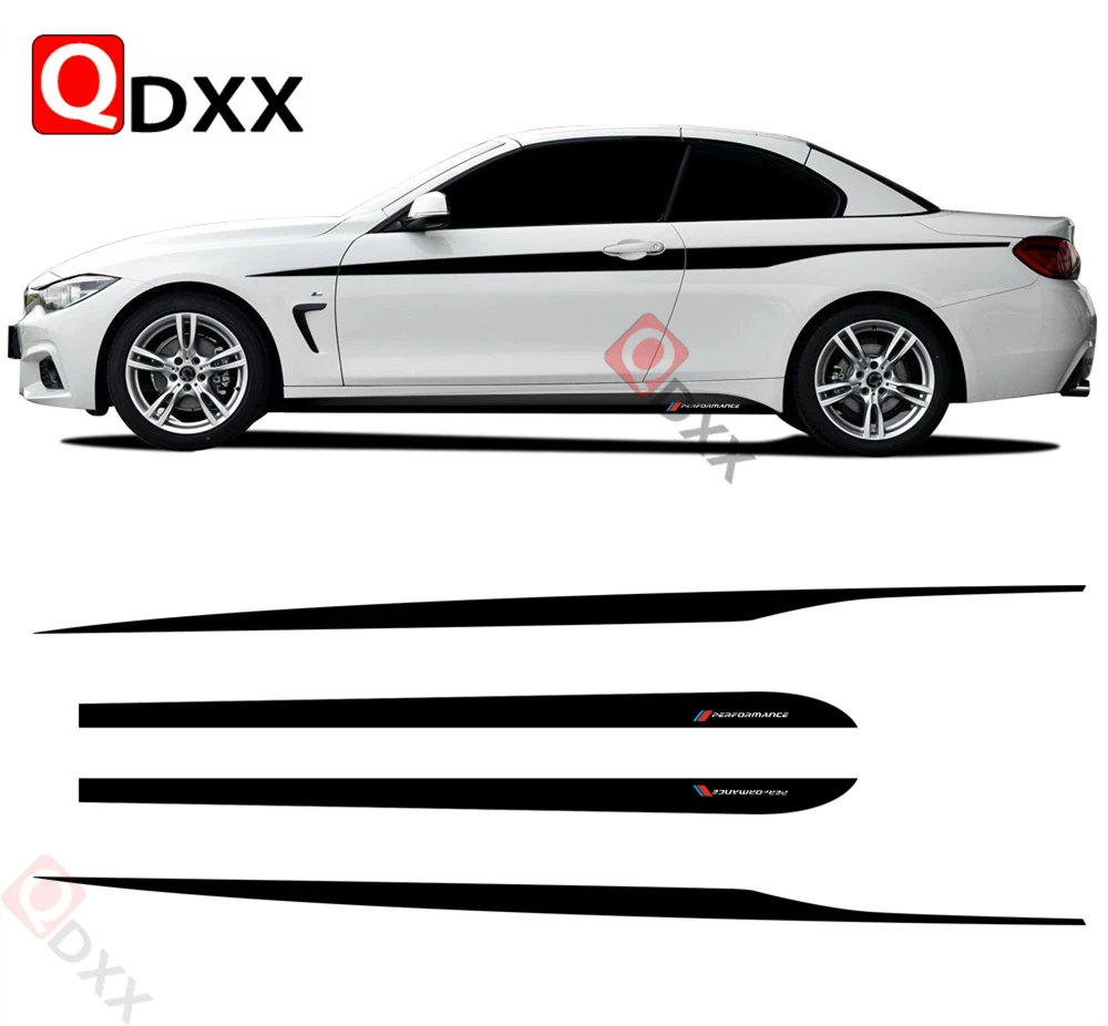 4pcs/Set for M Performance Side Skirt Stripes Sticker for BMW 4 Series F32 Coupe Side Stripe Graphics Accessories
4pcs/Set for M Performance Side Skirt Stripes Sticker for BMW 4 Series F32 Coupe Side Stripe Graphics Accessories