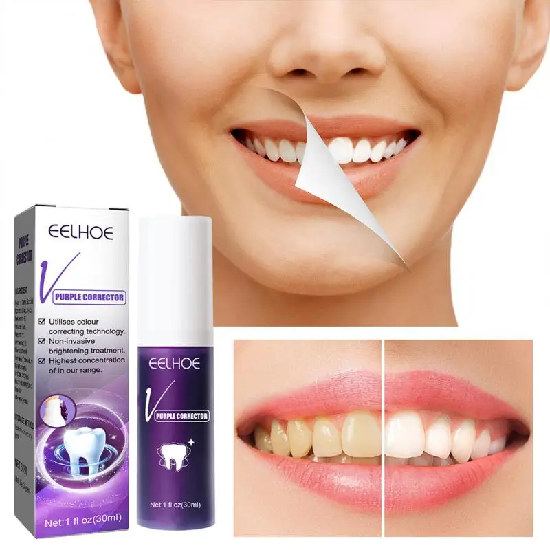 

Эссенция для отбеливания зубов, отбеливающая зубная паста для удаления пятен от дыма, зубной налет, гигиена полости рта, 12 шт.