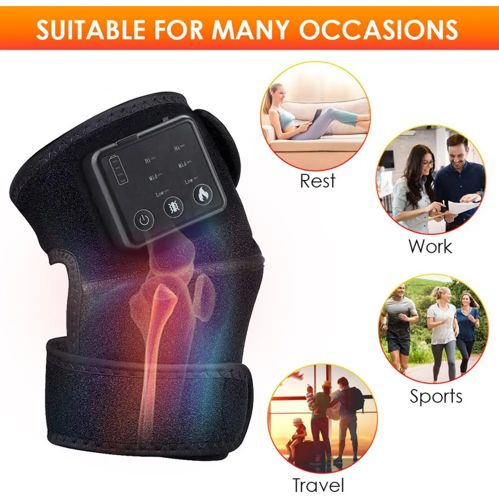 Греющий Массажер для колена, греющие наколенники, фиксатор для колена, поддерживающие прокладки, горячий компрессионный Массажер для судор...
Греющий Массажер для колена, греющие наколенники, фиксатор для колена, поддерживающие прокладки, горячий компрессионный Массажер для судор...