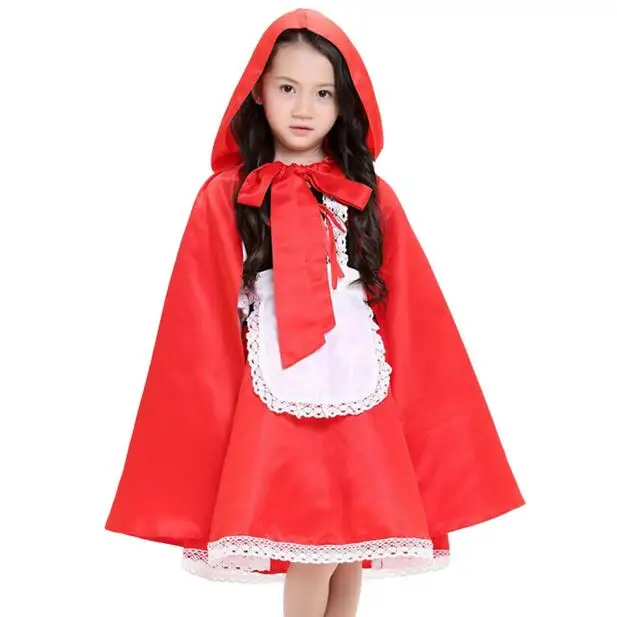 Girls Fairy Tales Clothes Sexy Uniform Maid Children Red Halloween Kids Dress Little Cosplay Fancy Cape Riding Hood Costume
Girls Fairy Tales Clothes Sexy Uniform Maid Children Red Halloween Kids Dress Little Cosplay Fancy Cape Riding Hood Costume