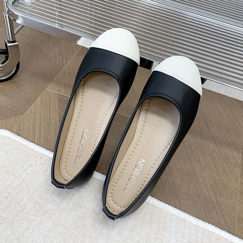 2023 Spring New Brand Women Flat Shoes Fashion Mix Color Ladies Elegant Round Toe Slip On Loafers Flat Heel Dress Casual Ballet
2023 Spring New Brand Women Flat Shoes Fashion Mix Color Ladies Elegant Round Toe Slip On Loafers Flat Heel Dress Casual Ballet