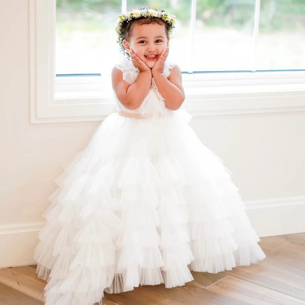 White Bridesmaids Kids Party Dresses For Girls Pageant Costume Tulle First Communion Princess Girl Dress Birthday Wedding Prom
White Bridesmaids Kids Party Dresses For Girls Pageant Costume Tulle First Communion Princess Girl Dress Birthday Wedding Prom