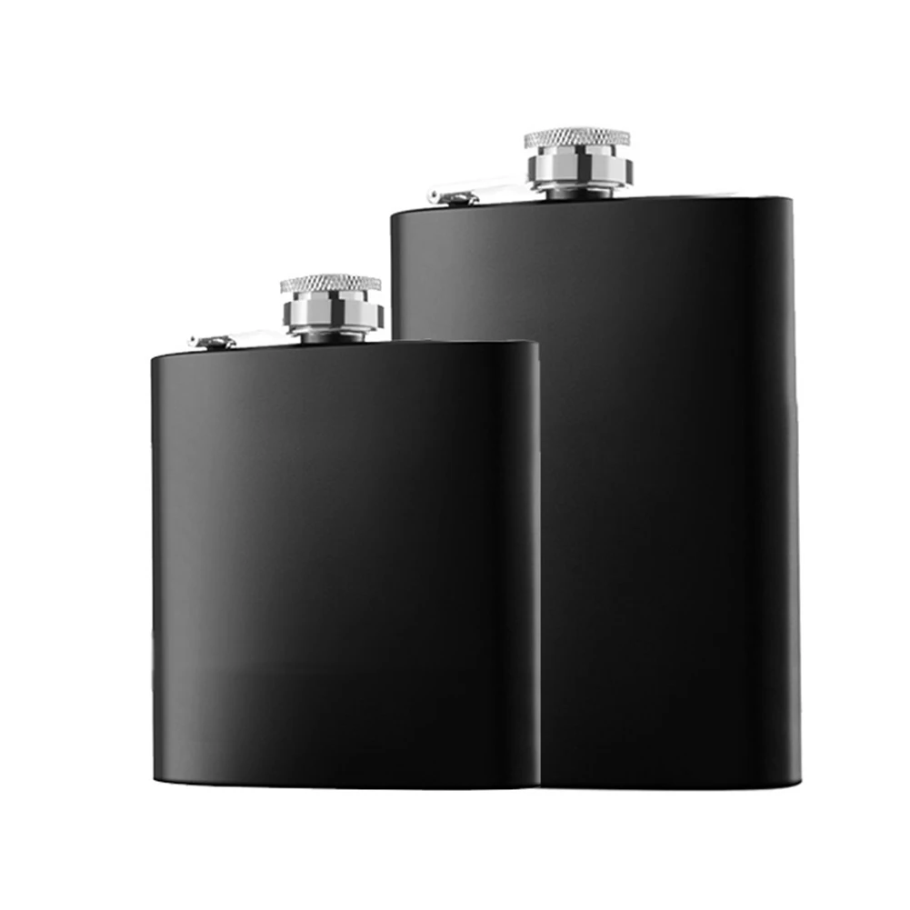 

6/8oz Portable Stainless Steel Hip Flask Flagon Whiskey Wine Pot Leather Cover Bottle Funnel Travel Tour Drinkware Wine Cup