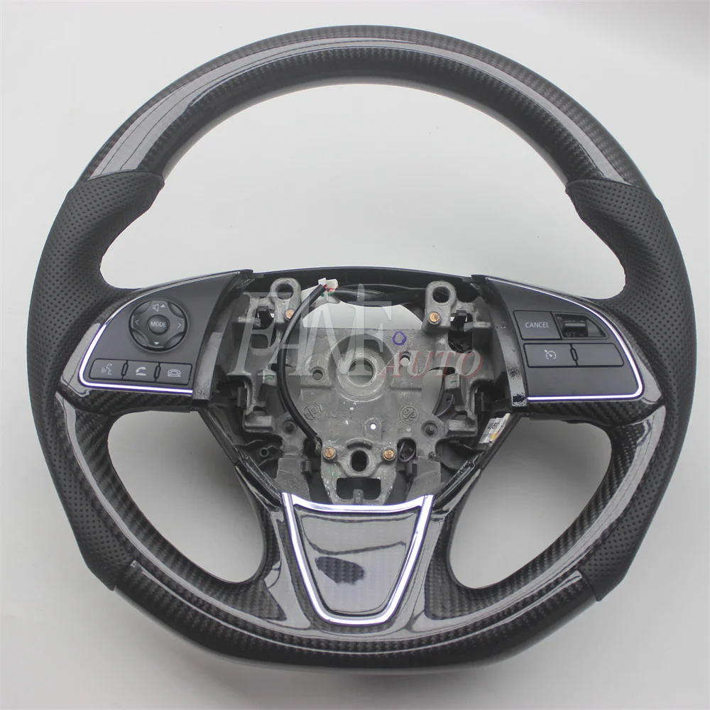 Сменный руль из настоящего углеродного волокна с кожей для Mitsubishi Outlander 2016-2021 ASX Eclipse Cross
Сменный руль из настоящего углеродного волокна с кожей для Mitsubishi Outlander 2016-2021 ASX Eclipse Cross