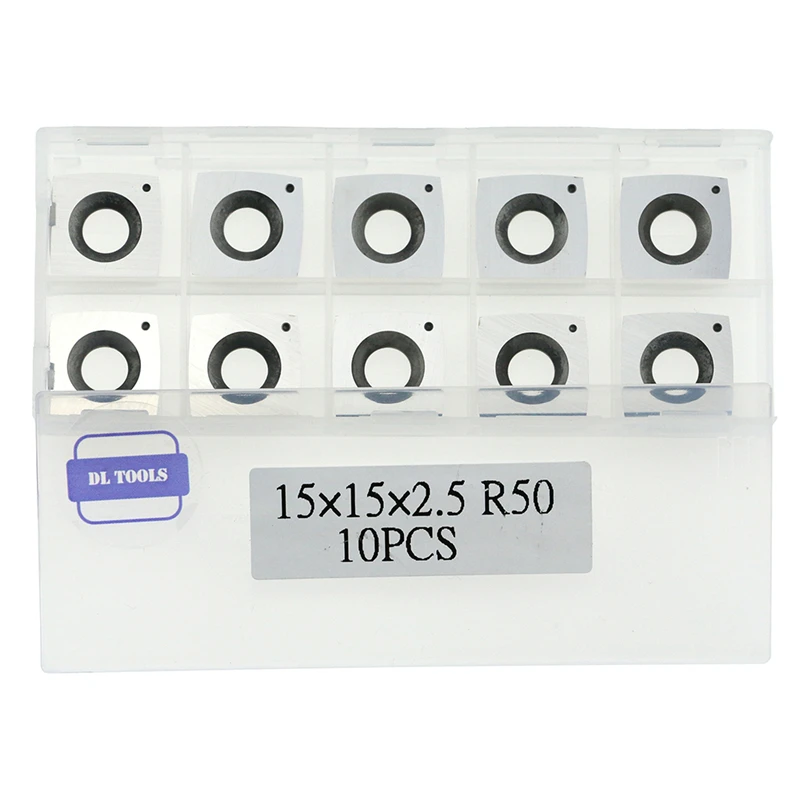 10 шт., карбидные вставки для токарного станка, 15 х15 х2,5 мм
10 шт., карбидные вставки для токарного станка, 15 х15 х2,5 мм