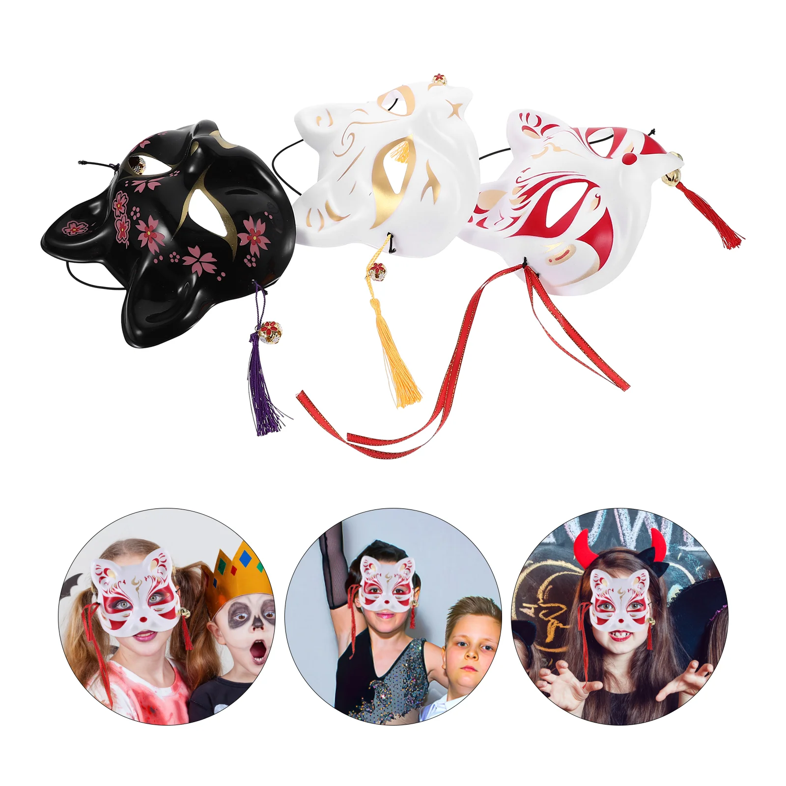 3 Pcs Japan Halloween Decoration Half Face Cat Mask For Animal Cosplay Gold Powder Decorative Masks Pvc Prop Dress Up
3 Pcs Japan Halloween Decoration Half Face Cat Mask For Animal Cosplay Gold Powder Decorative Masks Pvc Prop Dress Up