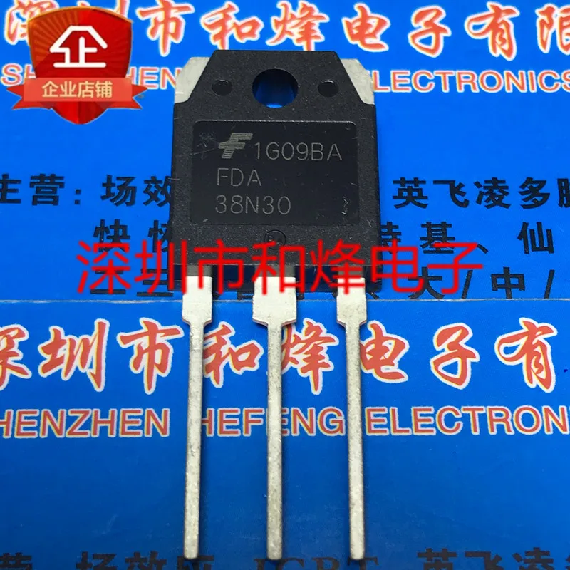 5 шт. FDA38N30 TO-3P 300V 38A 
5 шт. FDA38N30 TO-3P 300V 38A