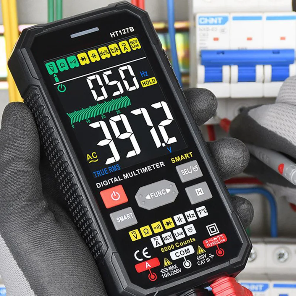 1 Set Of Digital Intelligent Multimeter Automatic Range 1000V/10A Tester Meter Smart Multimeter Voltage Tester Measuring Tool
1 Set Of Digital Intelligent Multimeter Automatic Range 1000V/10A Tester Meter Smart Multimeter Voltage Tester Measuring Tool