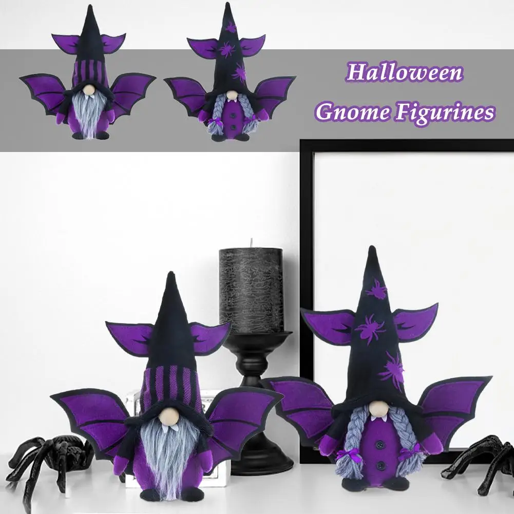 Halloween Gnome with Bat Wing Spider Hat Cute Elf Doll Ornament Crafts for Home Festival Dining Table Tiered Tray Decor Gif A2H3
Halloween Gnome with Bat Wing Spider Hat Cute Elf Doll Ornament Crafts for Home Festival Dining Table Tiered Tray Decor Gif A2H3