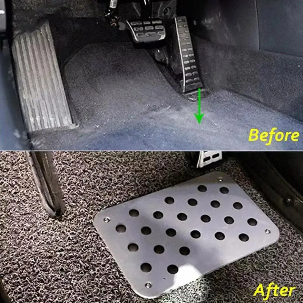 Universal Car Floor Mat Carpet Thick Heel Pedal 300*200*4mm Aluminum Alloy+Rubber Anti-skid Silver Carpet Plate Accessories
Universal Car Floor Mat Carpet Thick Heel Pedal 300*200*4mm Aluminum Alloy+Rubber Anti-skid Silver Carpet Plate Accessories