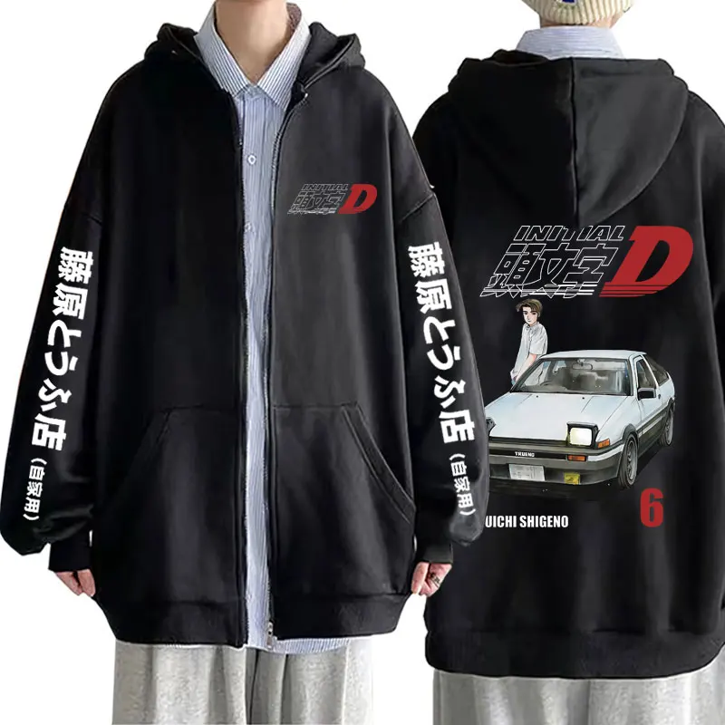 Best Famous Anime Drift AE86 Initial D Fujiwara Takumi Zipper Hoodie JDM Racing Skyline GTR R34 RX7 Zip Up Jacket Male Clothing
Best Famous Anime Drift AE86 Initial D Fujiwara Takumi Zipper Hoodie JDM Racing Skyline GTR R34 RX7 Zip Up Jacket Male Clothing