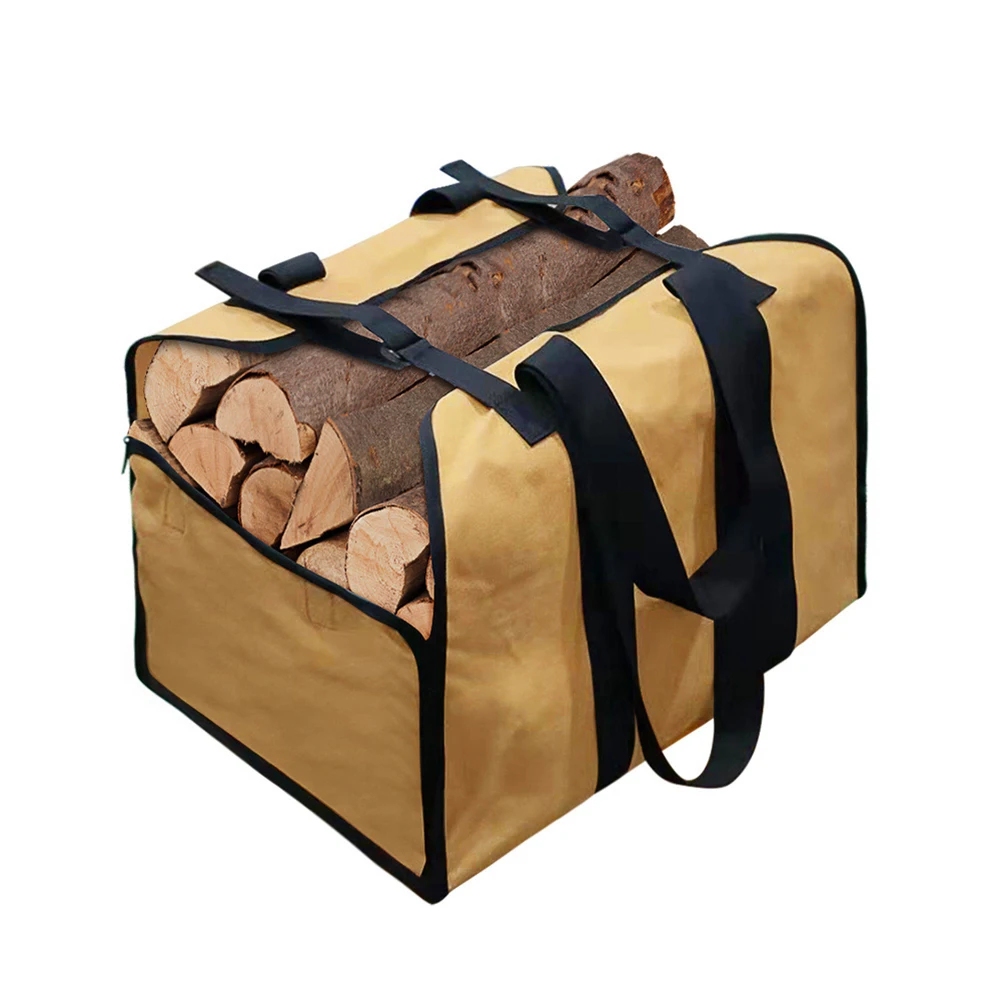 Portable Light-weight Durable Fire Wood Carrier Bag Storage 1 Piece 47*40*35cm Khaki/brown/army Green Large Capacity
Portable Light-weight Durable Fire Wood Carrier Bag Storage 1 Piece 47*40*35cm Khaki/brown/army Green Large Capacity