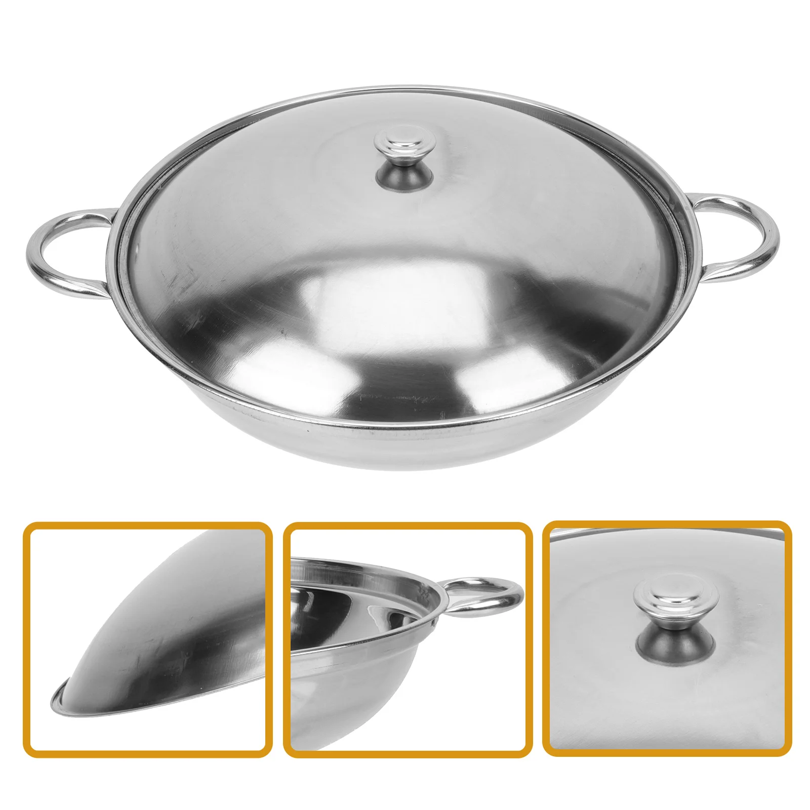 Pot Pan Steel Stainless Cooking Pots Hot Ramen Fry Pans Shabu Pasta Wok Stockpot Cooker Noodle Metal Sukiyaki Soup Set Frying
Pot Pan Steel Stainless Cooking Pots Hot Ramen Fry Pans Shabu Pasta Wok Stockpot Cooker Noodle Metal Sukiyaki Soup Set Frying