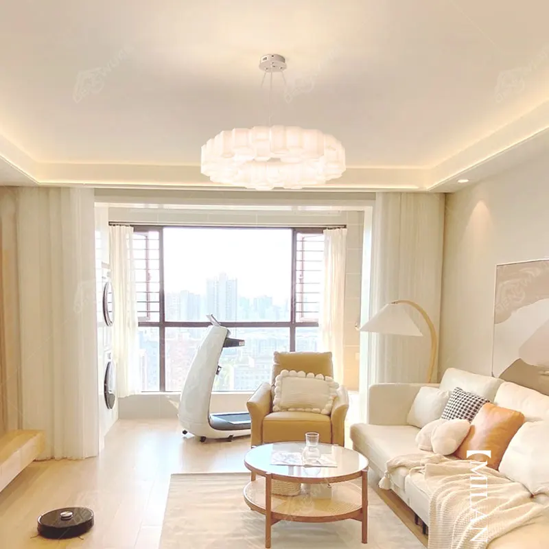 Creative White Nordic LED Chandeliers Simple And Warm Children's Room Ceiling Lamps Bedroom Romantic Girl's Room Lights Fixture
Creative White Nordic LED Chandeliers Simple And Warm Children's Room Ceiling Lamps Bedroom Romantic Girl's Room Lights Fixture