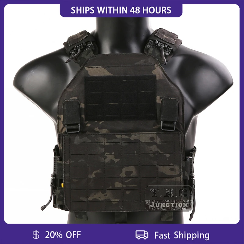 Emerson Tactical Quick Release LAVC Assault Plate Carrier Low Profile Laser Cut Rapid MOLLE Modular Assault Vest Multicam Black
Emerson Tactical Quick Release LAVC Assault Plate Carrier Low Profile Laser Cut Rapid MOLLE Modular Assault Vest Multicam Black