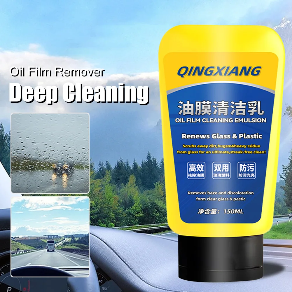 150ml Car Glass Oil Film Remover Paste Glass Coating Cleaning Agent Waterproof Anti-Glare Glass Window Cleaner Cream with Sponge
150ml Car Glass Oil Film Remover Paste Glass Coating Cleaning Agent Waterproof Anti-Glare Glass Window Cleaner Cream with Sponge