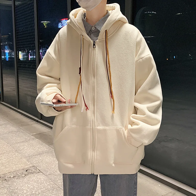 Men's Hoodies Long Sleeve Casual Pure Color Sweatshirt Sports Top Male Zip Up Hoodie Streetwear Polerones De Mujer Sweatshirts
Men's Hoodies Long Sleeve Casual Pure Color Sweatshirt Sports Top Male Zip Up Hoodie Streetwear Polerones De Mujer Sweatshirts