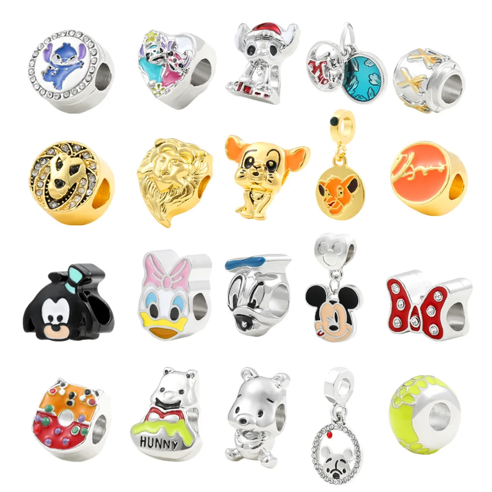 Disney Pan Family Cartoon Accessories DIY Stitch Winnie Bear Mickey Donald Duck Bracelet Accessories Handmade Beaded Pendant
Disney Pan Family Cartoon Accessories DIY Stitch Winnie Bear Mickey Donald Duck Bracelet Accessories Handmade Beaded Pendant