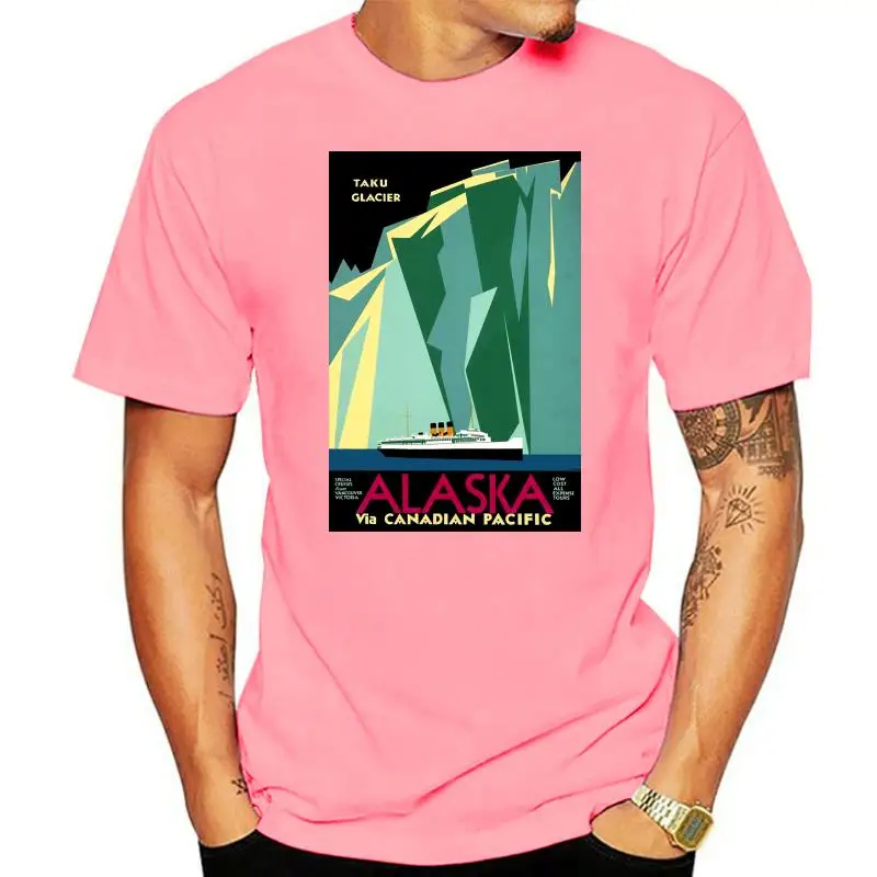 Футболка для мужчин и женщин, винтажный постер для путешествий, Аляска, таку, ледник
Футболка для мужчин и женщин, винтажный постер для путешествий, Аляска, таку, ледник