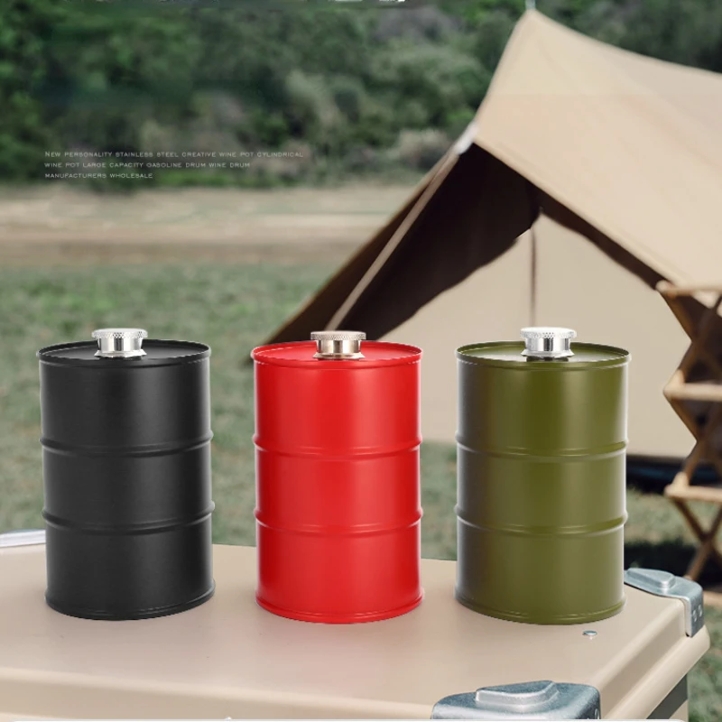 304 Stainless Steel Alcohol Liquor 25oz Vodka Oil Drums Whisky Flagon Oil Barrel Vodka Whiskey Jug Portable Hip Flask Whisky
304 Stainless Steel Alcohol Liquor 25oz Vodka Oil Drums Whisky Flagon Oil Barrel Vodka Whiskey Jug Portable Hip Flask Whisky