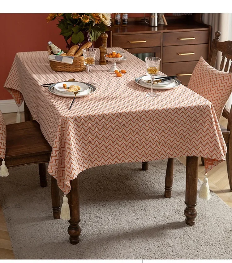 Modern minimalist tablecloth ins style jacquard dining table cloth American dustproof table flag cloth tea table mat P8U3909
Modern minimalist tablecloth ins style jacquard dining table cloth American dustproof table flag cloth tea table mat P8U3909