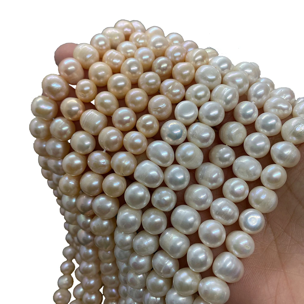 Natural Freshwater Pearl Bead AA Grade 8-12mm Punch Loose Round Beads for Making DIY Necklace Earrings Jewelry Beads Accessories
Natural Freshwater Pearl Bead AA Grade 8-12mm Punch Loose Round Beads for Making DIY Necklace Earrings Jewelry Beads Accessories