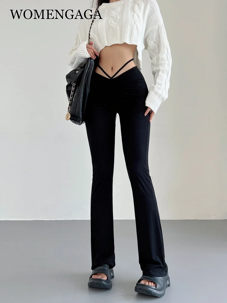 Дизайнерские женские уличные пикантные плиссированные узкие Стрейчевые брюки с высокой талией, модные корейские женские расклешенные брю...
Дизайнерские женские уличные пикантные плиссированные узкие Стрейчевые брюки с высокой талией, модные корейские женские расклешенные брю...