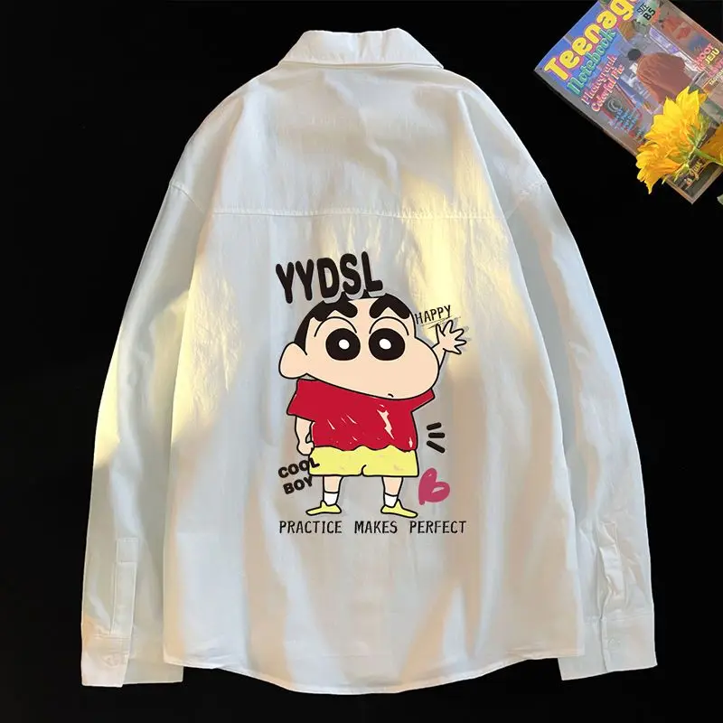 Kawaii Crayon Shin-Chan Anime Hobby Long-Sleeved Shirt Men's and Women's Spring and Autumn Loose Large Size Couple Shirt Jacket
Kawaii Crayon Shin-Chan Anime Hobby Long-Sleeved Shirt Men's and Women's Spring and Autumn Loose Large Size Couple Shirt Jacket