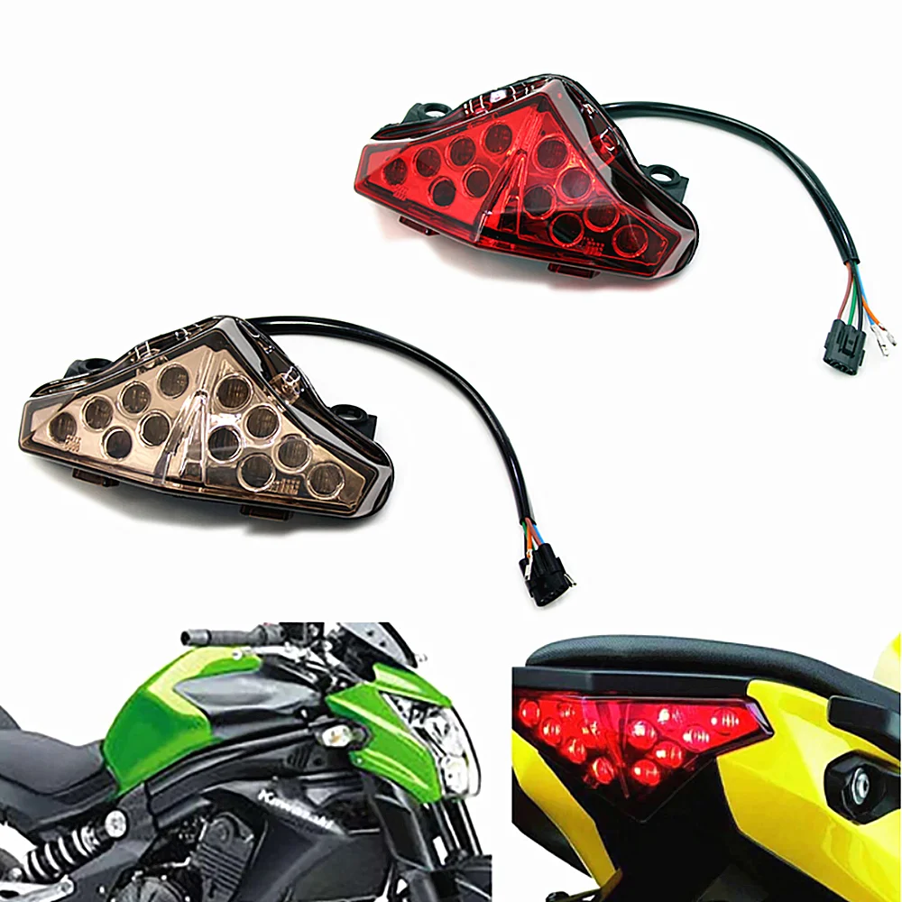 

Integrated LED Tail Light Turn Signal Fit KAWASAKI ER-6F ER-6N ER6F ER6N NINJA 650 Ninja 400R