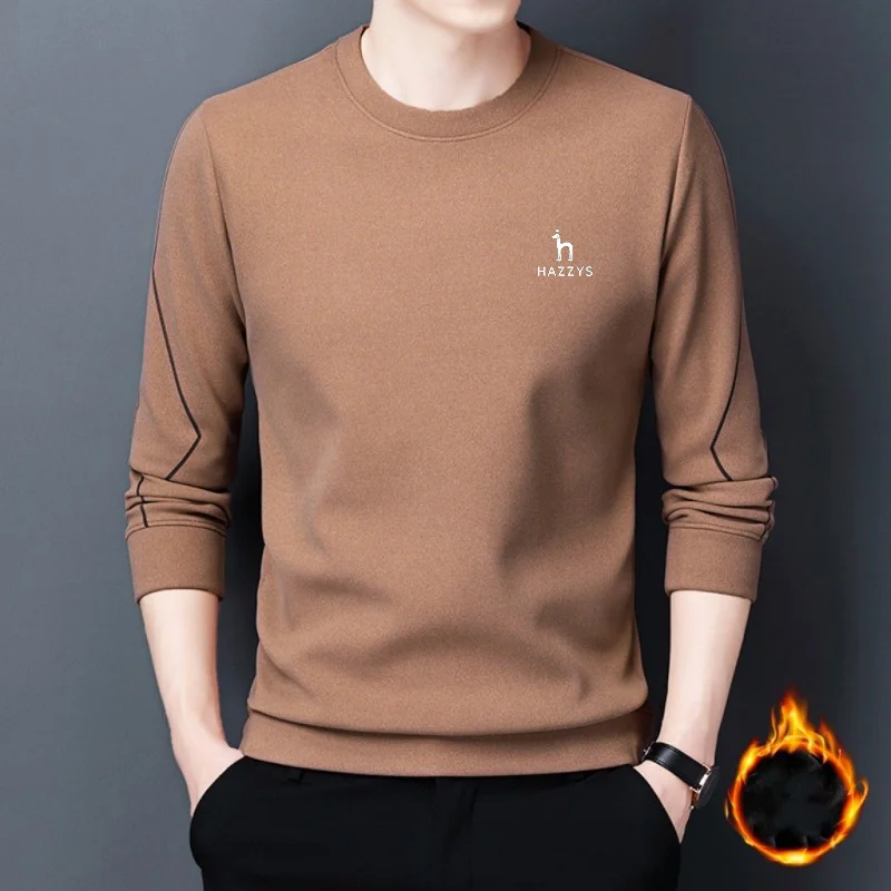 HAZZYS Men's Golf Clothing Autumn And Winter With Velvet New Hoodie Men's Base Shirt Simple Fashion Casual Long Sleeves
HAZZYS Men's Golf Clothing Autumn And Winter With Velvet New Hoodie Men's Base Shirt Simple Fashion Casual Long Sleeves