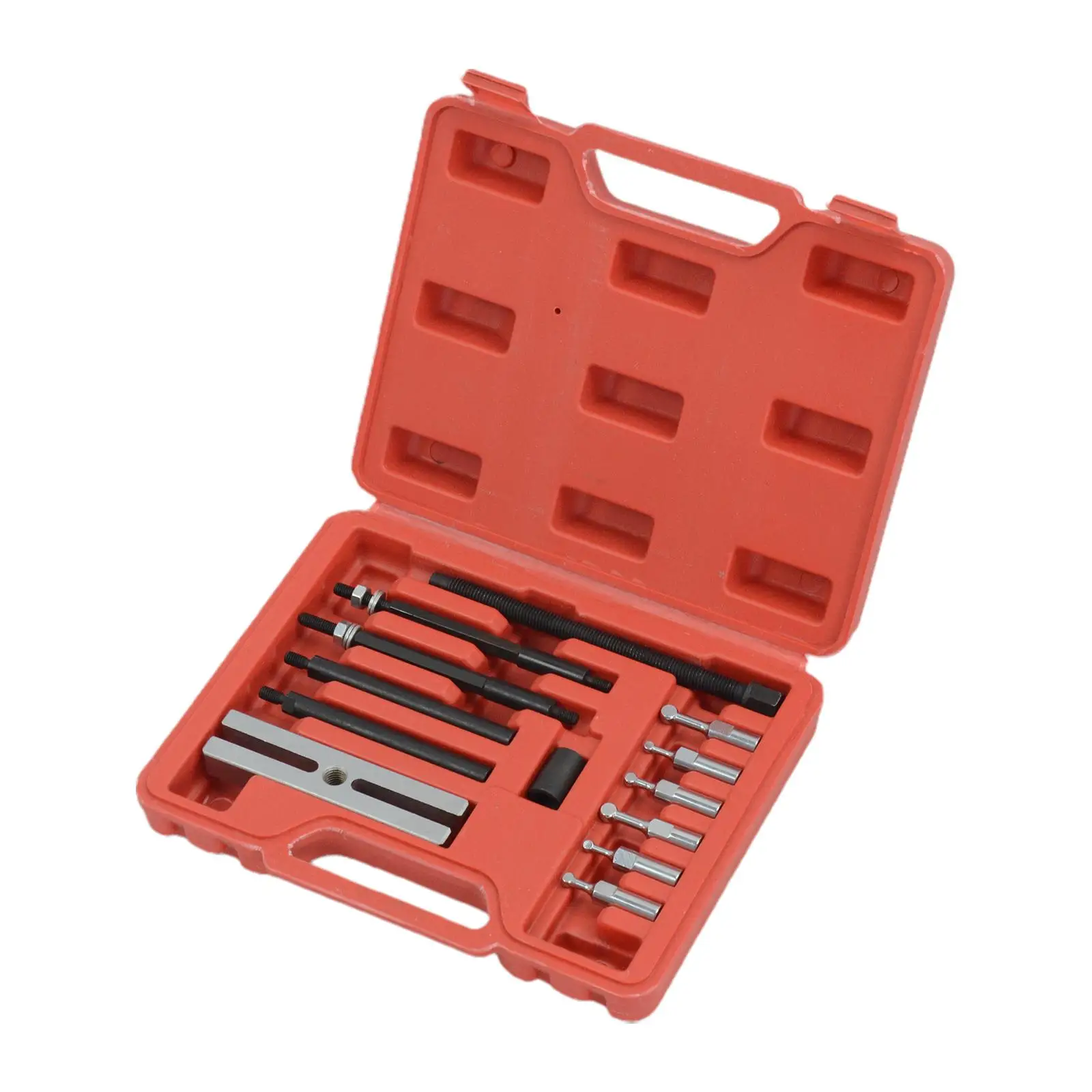 13x Wheel Hub Axle Puller Set Heavy Duty Bearing Disassembly Puller Carbon Steel Bearing Separator Embedded Bearing Puller Set
13x Wheel Hub Axle Puller Set Heavy Duty Bearing Disassembly Puller Carbon Steel Bearing Separator Embedded Bearing Puller Set