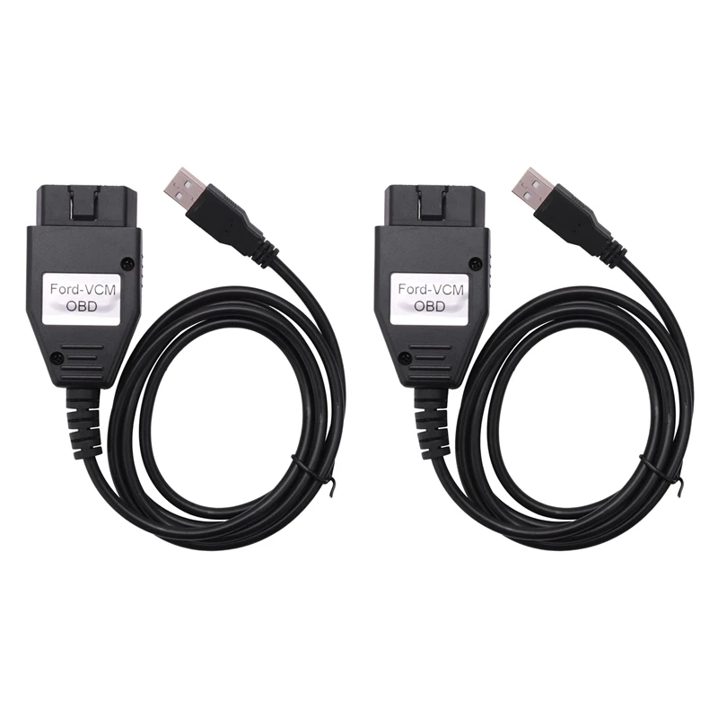

2X Obd Автомобильный Диагностический кабель для Ford Vcm инструмент для обнаружения неисправности автомобиля