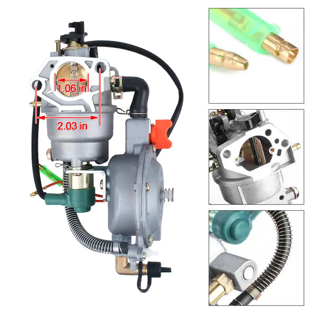 1pcs CNG Generator Dual Fuel Carburetor Fit for GX390 188F Manual Choke Accessories 4.5‑5.5KW High efficency Carburettor New
1pcs CNG Generator Dual Fuel Carburetor Fit for GX390 188F Manual Choke Accessories 4.5‑5.5KW High efficency Carburettor New