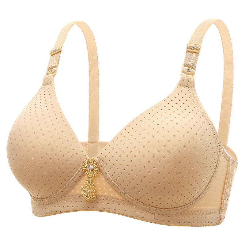 Women Bras Lingerie Soft Mother Underwear Gathered Adjustable Thin Bra Comfortable Seamless Push Up Bralette Female Brassiere
Women Bras Lingerie Soft Mother Underwear Gathered Adjustable Thin Bra Comfortable Seamless Push Up Bralette Female Brassiere