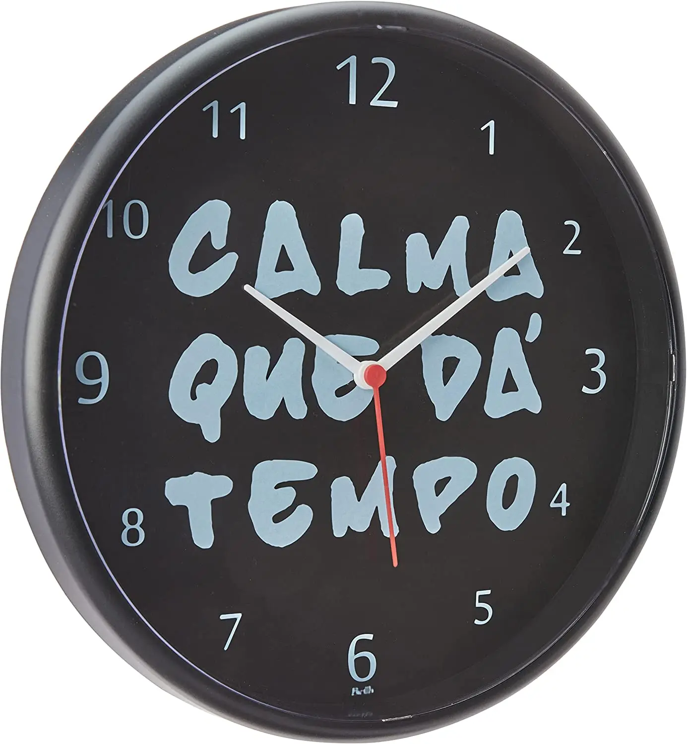Relogio de Parede Roundo Calma Tem Tempo, , Multicor, 28.5 cm Clocks Fashion Watches Living Room Home Decor
Relogio de Parede Roundo Calma Tem Tempo, , Multicor, 28.5 cm Clocks Fashion Watches Living Room Home Decor