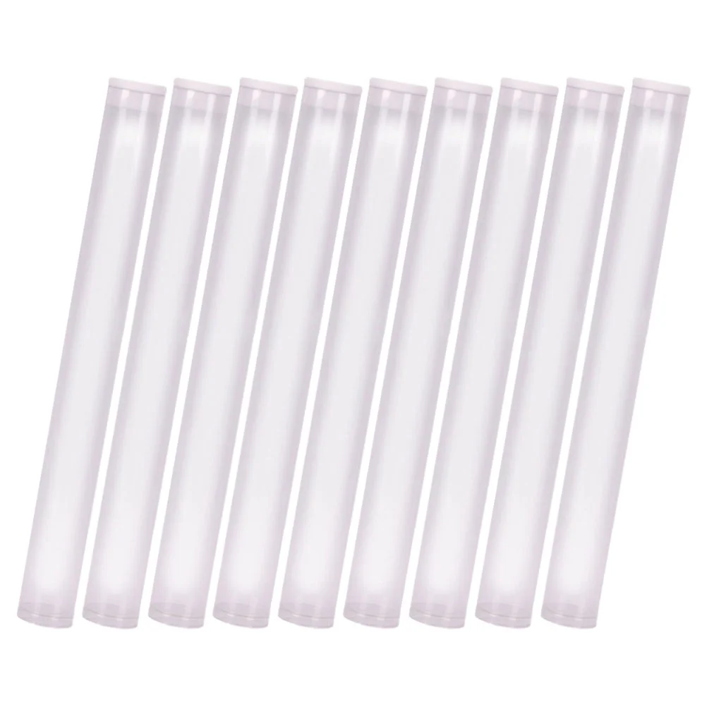 

9Pcs Storage Container Clear Portable Acrylic Tubes Tube for Outdoor Storage Home Carrying