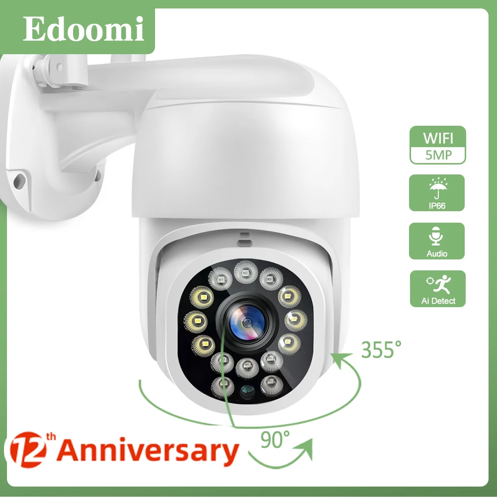 5MP IP WiFi 1080P PTZ CCTV Security Protection Outdoor Auto Tracking 4X Digital Zoom Mini Surveillance Camera Night Version
5MP IP WiFi 1080P PTZ CCTV Security Protection Outdoor Auto Tracking 4X Digital Zoom Mini Surveillance Camera Night Version