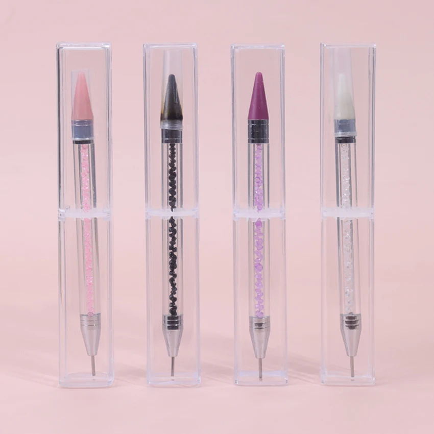 1PC Crystal Pen Picking Up Rhinestones Gems Sticky Wax Pencil DIY Tools For Nail Art Cloth Diamond Picker Painting
1PC Crystal Pen Picking Up Rhinestones Gems Sticky Wax Pencil DIY Tools For Nail Art Cloth Diamond Picker Painting