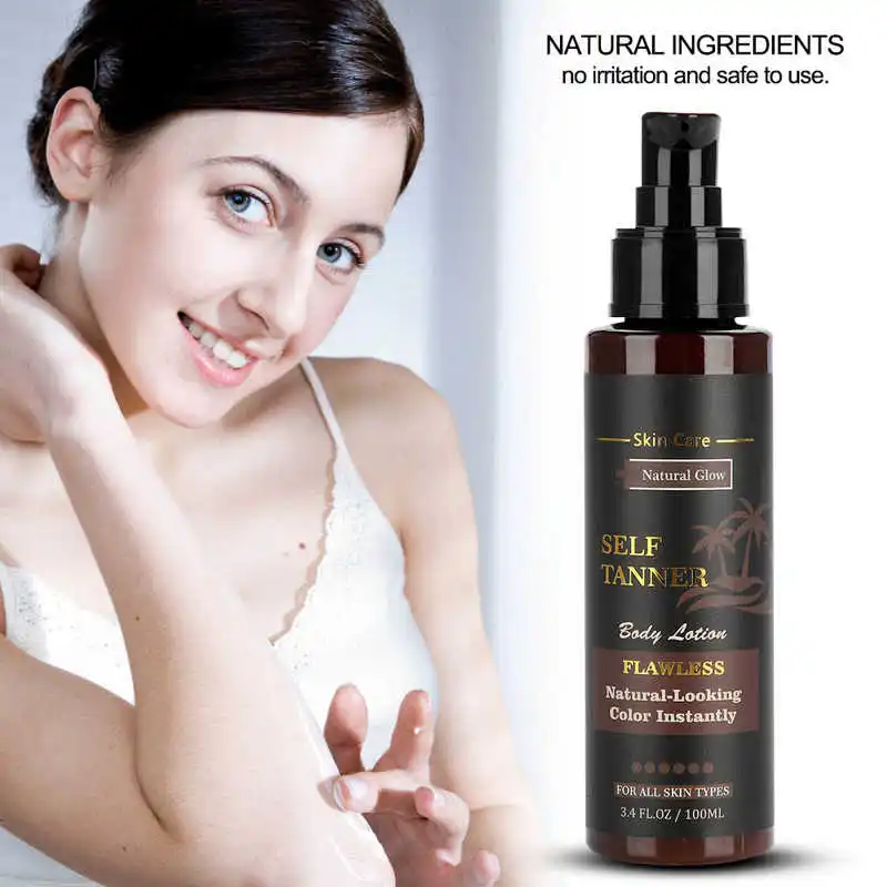 100ML Face Primer Self Tanner Longlasting Moisturizing Sunless Tanning Lotion Body Cream Sunless Tan Cream
100ML Face Primer Self Tanner Longlasting Moisturizing Sunless Tanning Lotion Body Cream Sunless Tan Cream