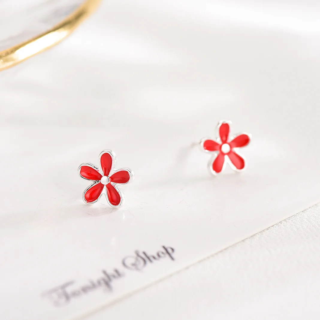 Dainty Korean Sweet Red Sunflower Flower Earrring For Women Girls Party Trend Jewelry
Dainty Korean Sweet Red Sunflower Flower Earrring For Women Girls Party Trend Jewelry